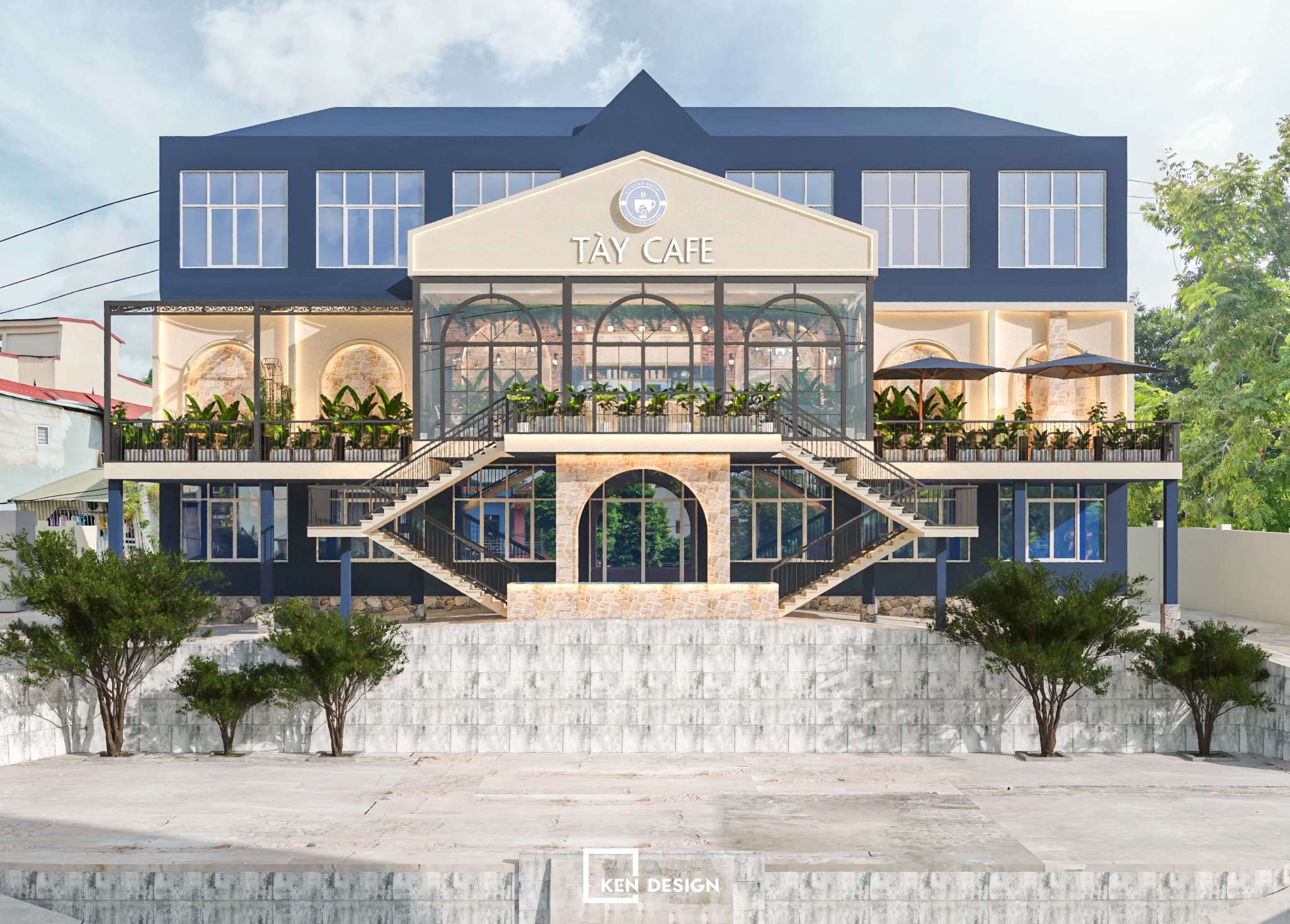 Thiết kế quán Tày Cafe tại Cao Bằng